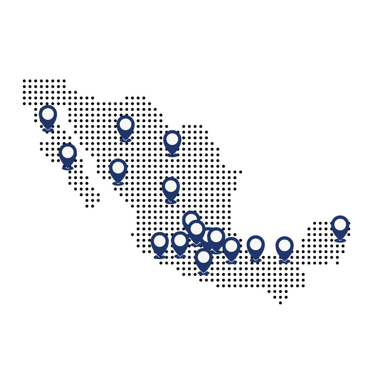 mapa de trabajos intecba